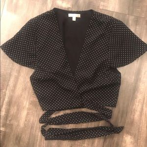 Gianni bini wrap tie top